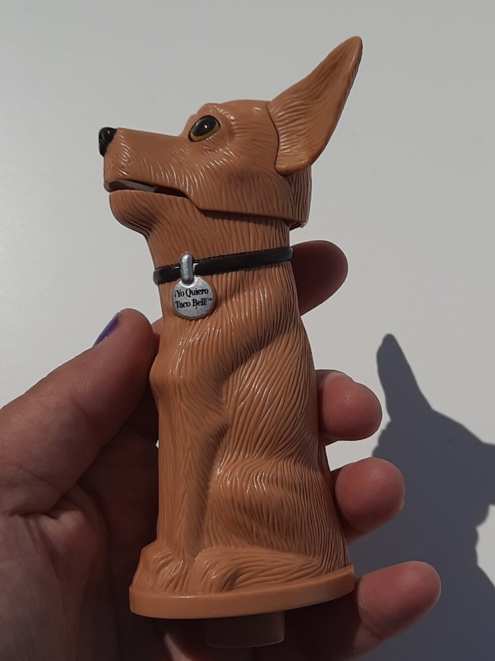Vintage 1990's Taco Bell Chihuahua Dog Smarties Candy Dispenser